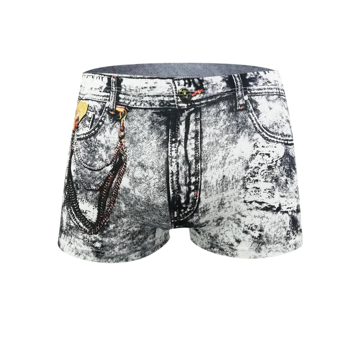 Men's Cotton 3D Print Boxer Shorts