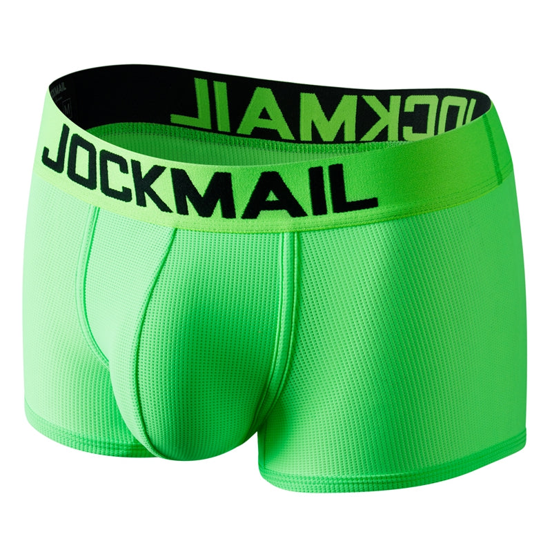 Mens Boxer Briefs Soft Nylon Underwear