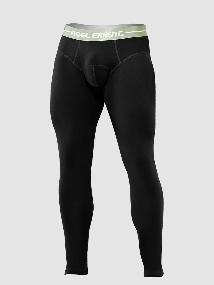 2026 + Winter Long Johns Men's Underwear Single Thick Fleece Thermal Pants