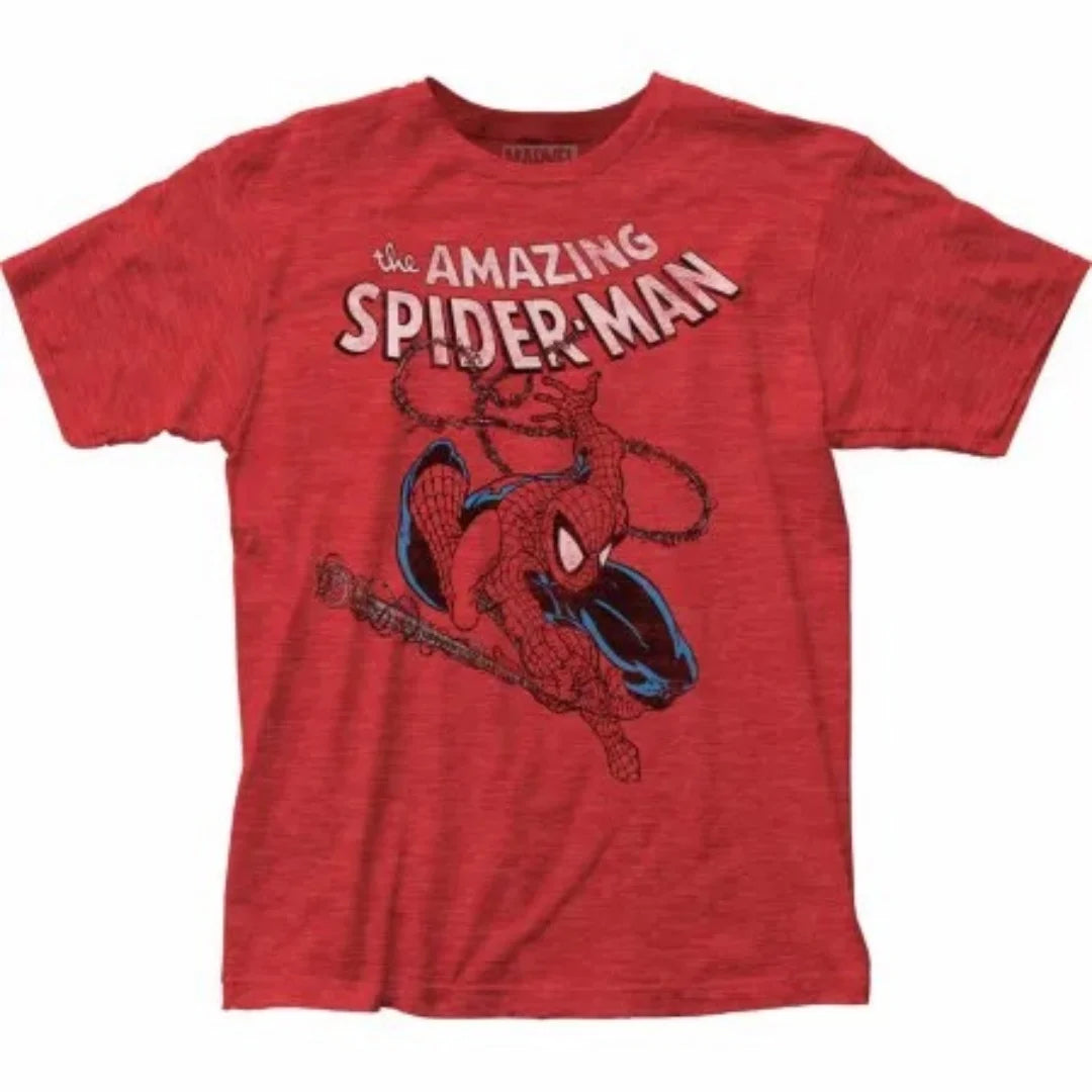 Y2K Friendly Neighbourhood Marvel Spider Man Short Sleeve T-Shirt for Men and Women