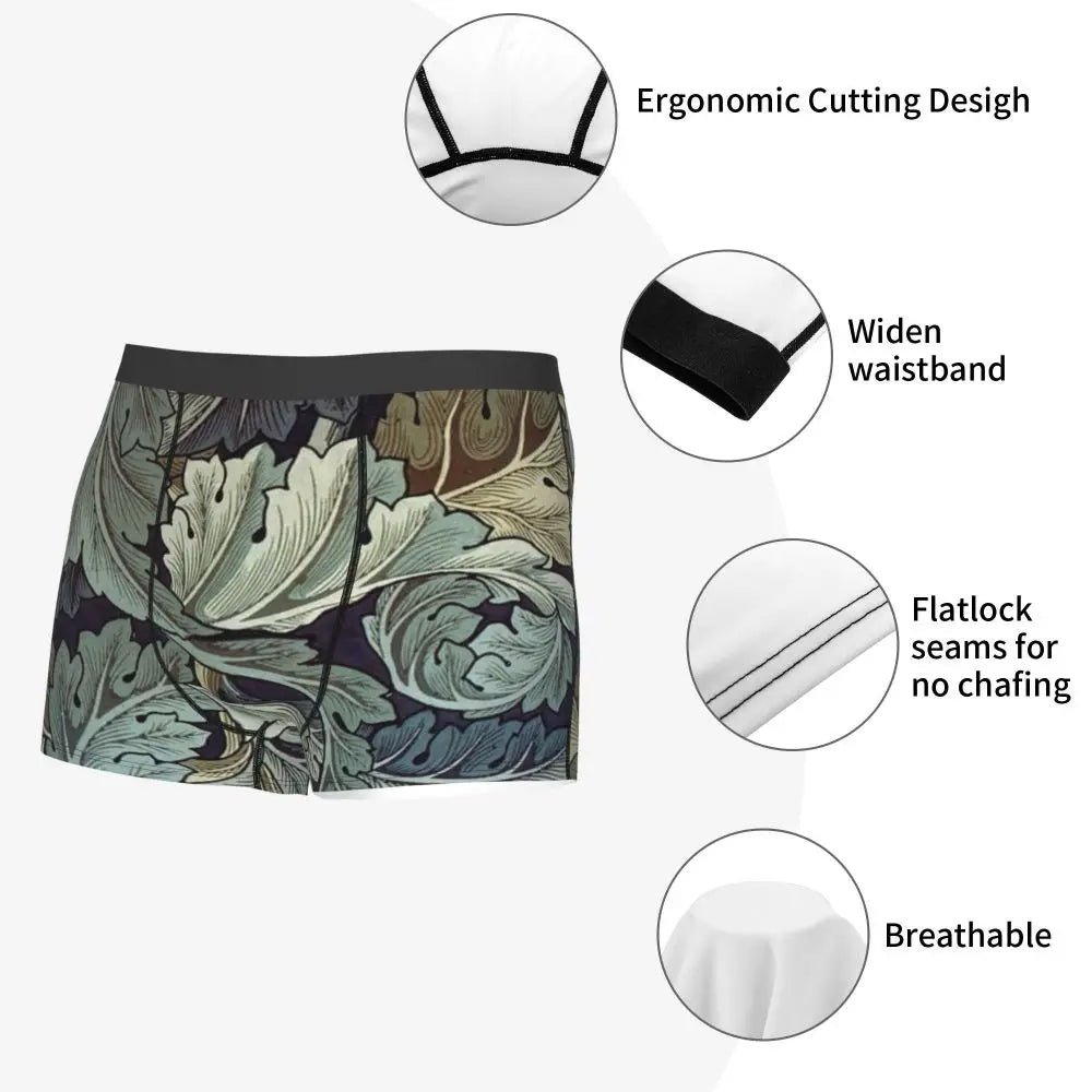 Breathable Cotton Polyester Boxer Shorts for Men