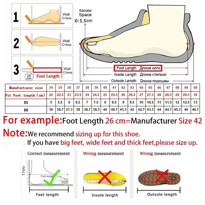 Men's Breathable Casual Sneakers Luxury Tennis Shoes