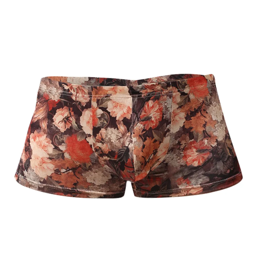 Nylon Printed Boxer Shorts for Men S-XXL