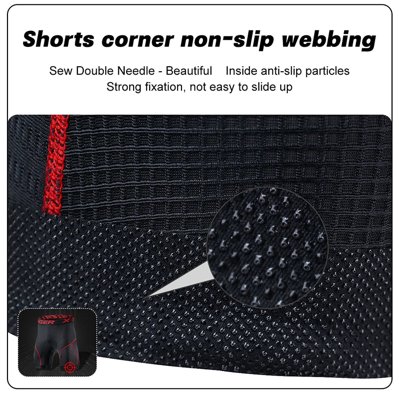 5D Padded Cycling Underwear Shorts by X-TIGER