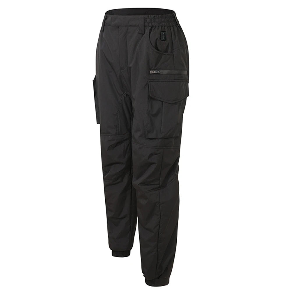 Smart Electric Heating Assault Pants 18 Zone Men's Winter Warm Thermal Thickened Pants Outdoor Hiking Motorcycle Windproof Pants