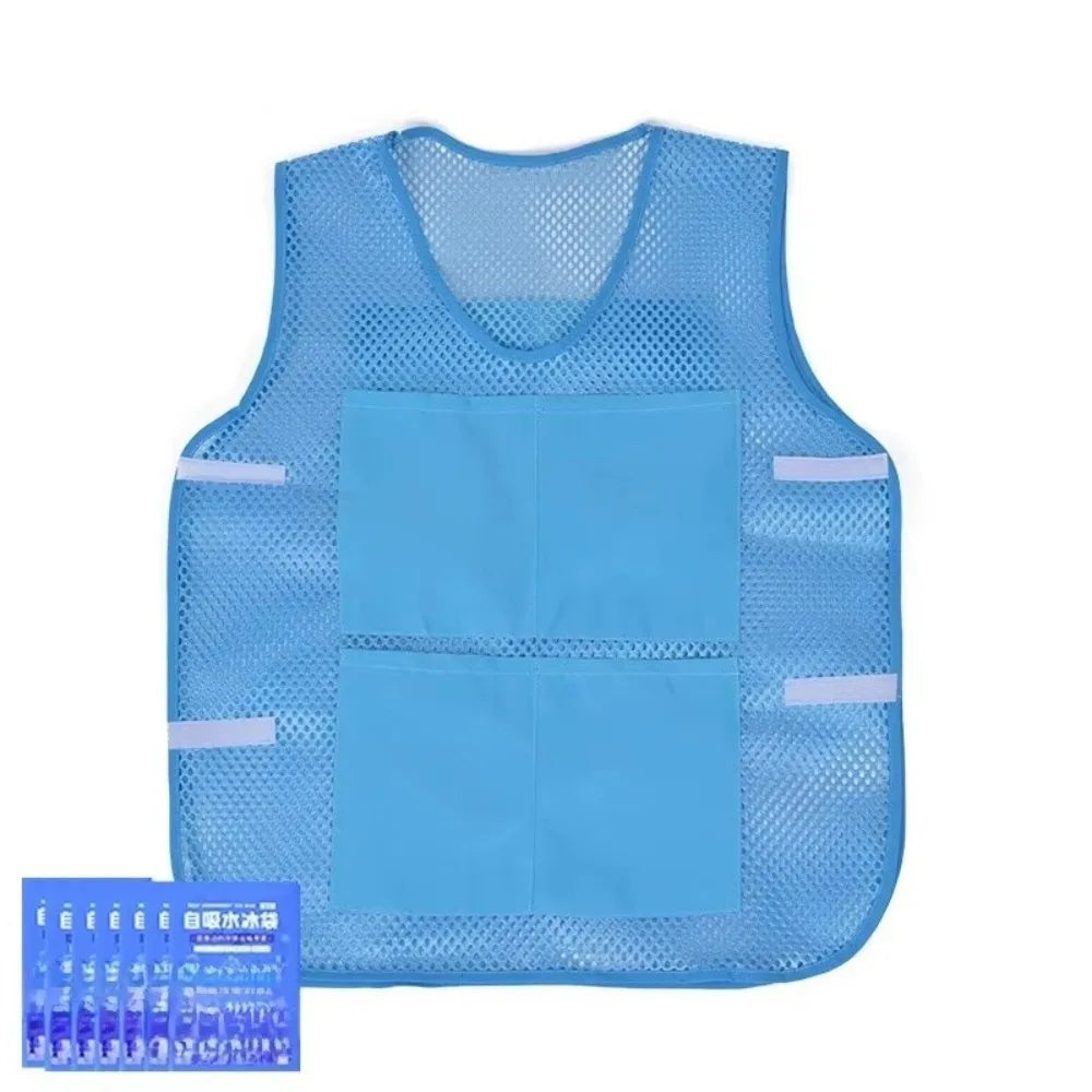 Cooling Vest with Ice Packs for Heatstroke Prevention