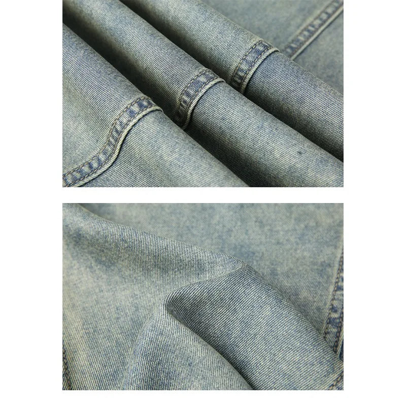 Men's Casual Loose Jeans in Cotton Blend