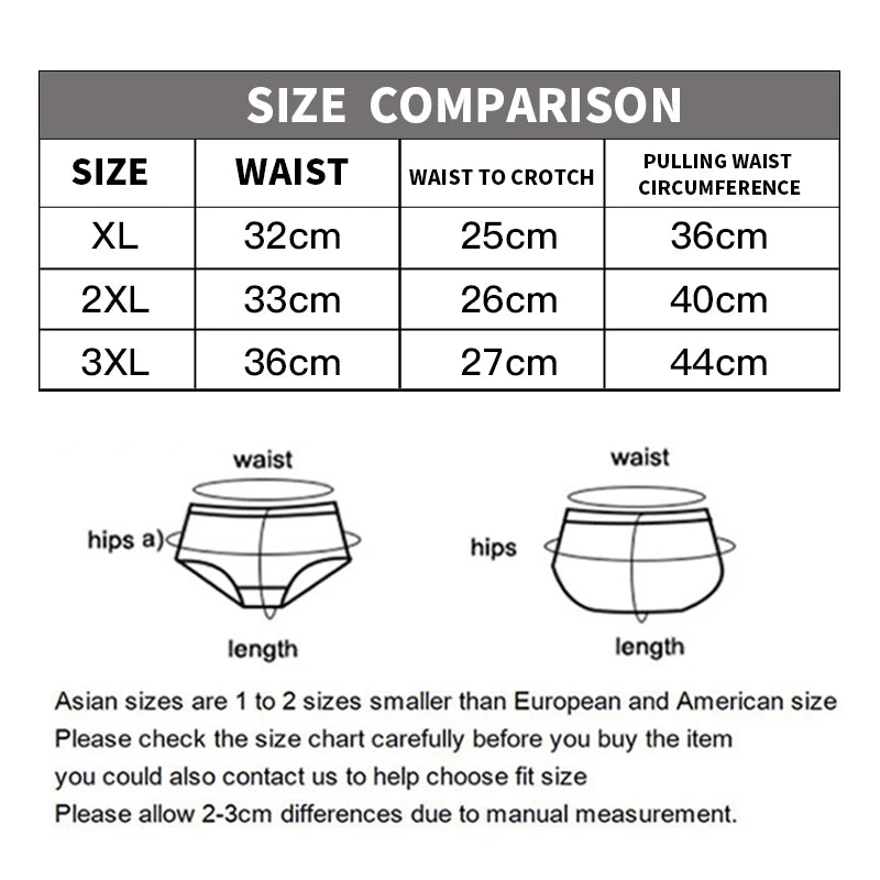 Men's Striped Boxer Shorts Underwear 5 Pcs Set
