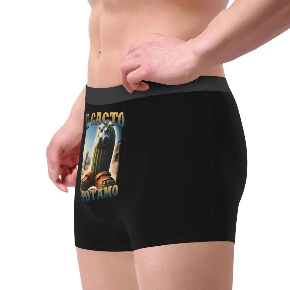 Men's Boxer Shorts Brr Brr Patapim Funny Italian Brainrot