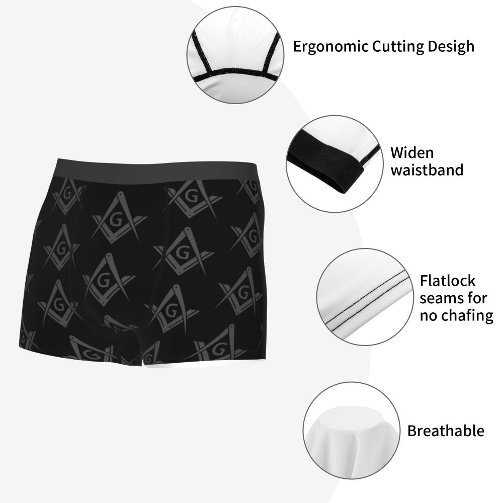 Breathable Gaianata Gemogoro Ghidra Masonic Freemason Briefs