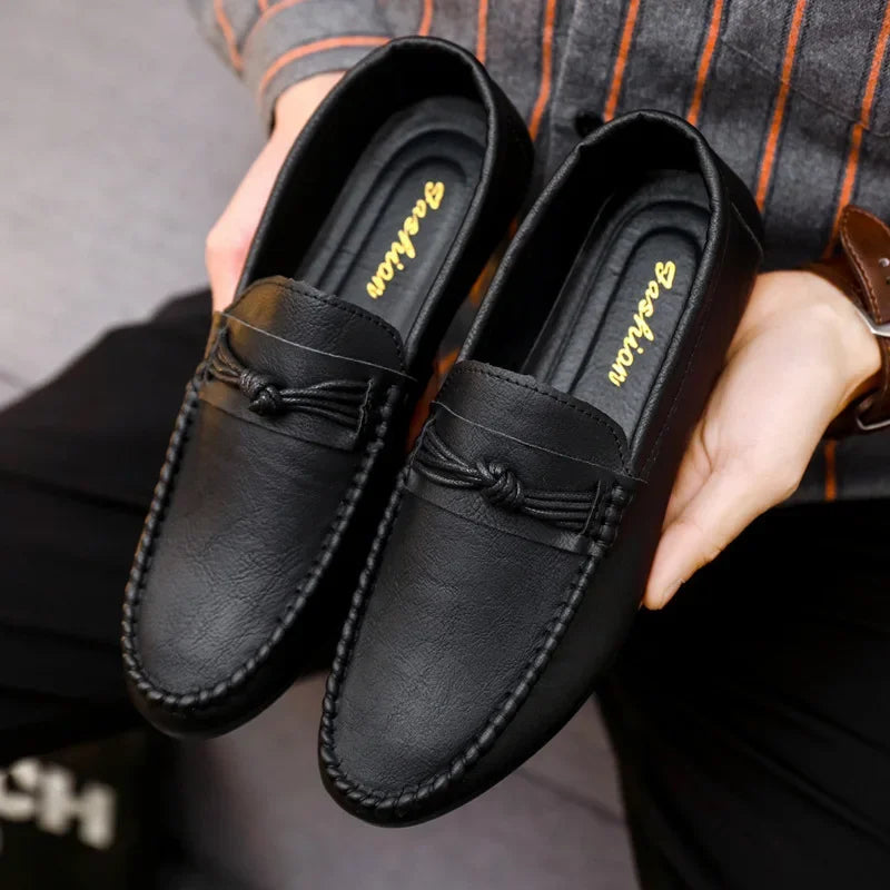 Men's Moccasins Comfortable Slip-on Driving Shoes for Men