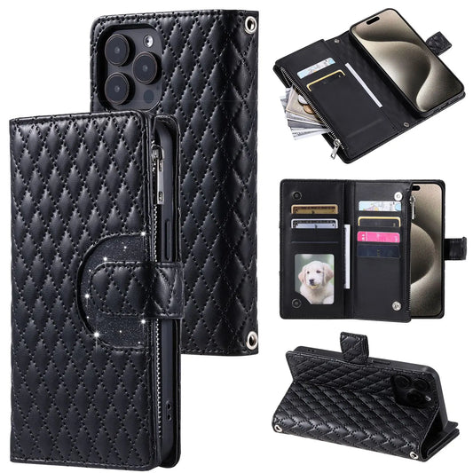 Flip Leather Case for iPhone 16 16e 15 14 13 12 11 8 7 Pro Max mini Plus