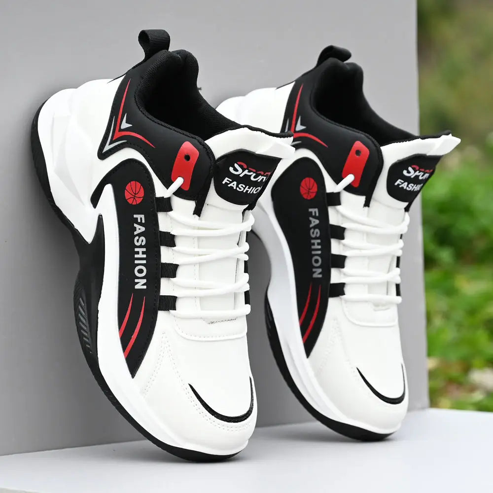Men's High-Top Basketball Sneakers Breathable Sport Shoes