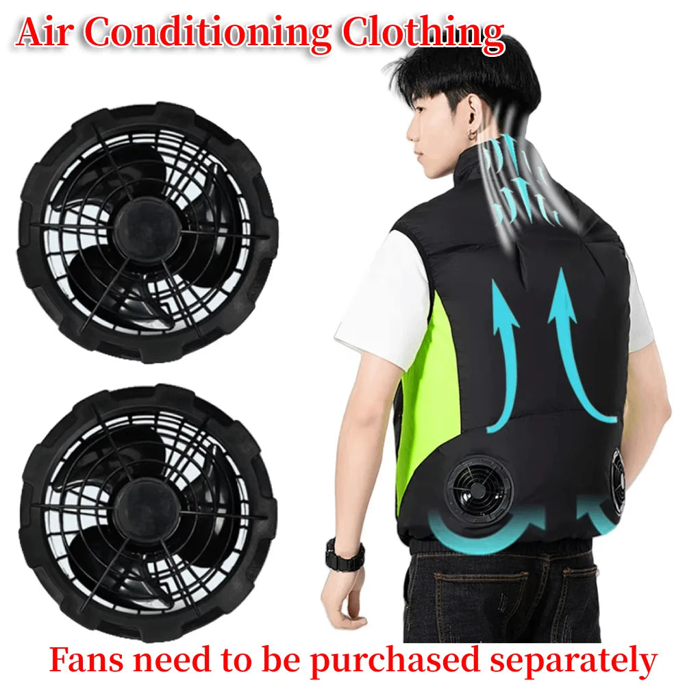 Cooling Vest for Men and Women, Polyester Summer Air-conditioned Clothes