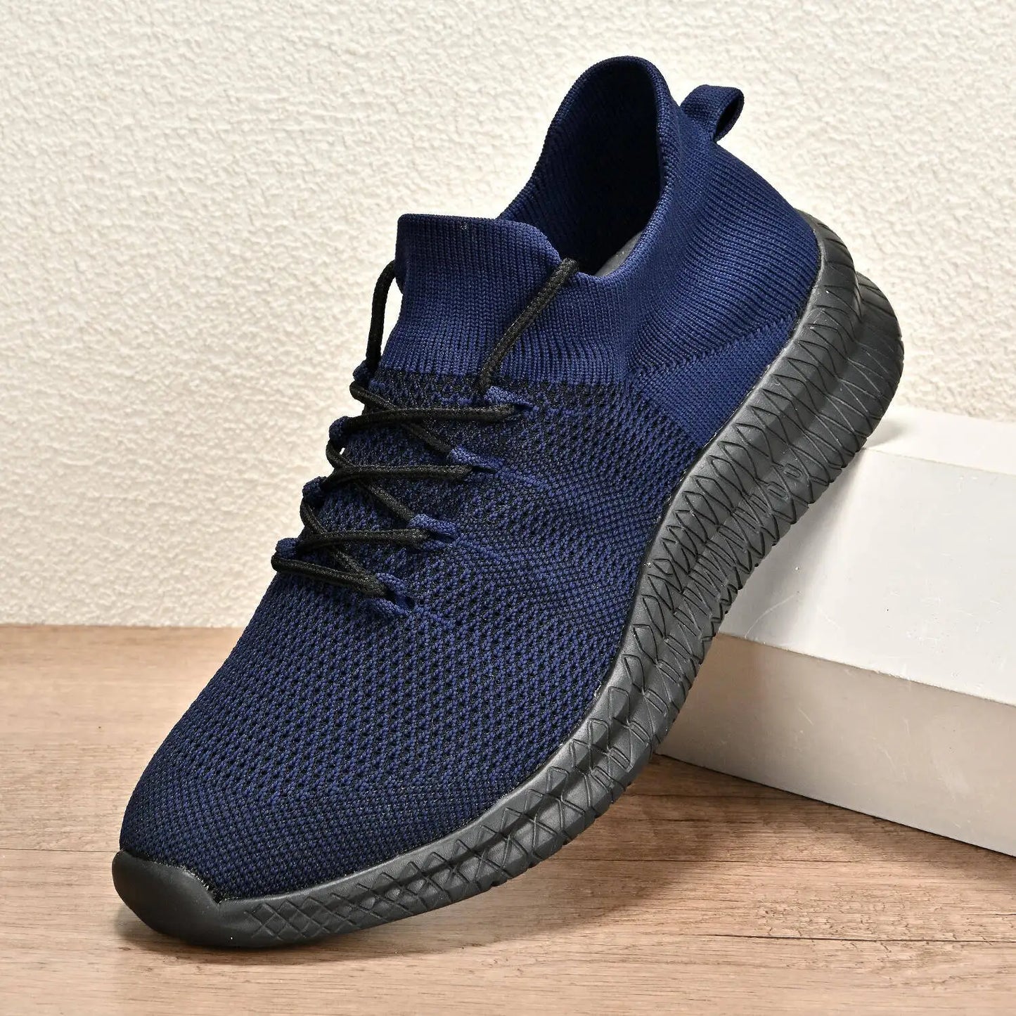 Men's Slip-On Sneakers Breathable Soft Sole Casual Shoes