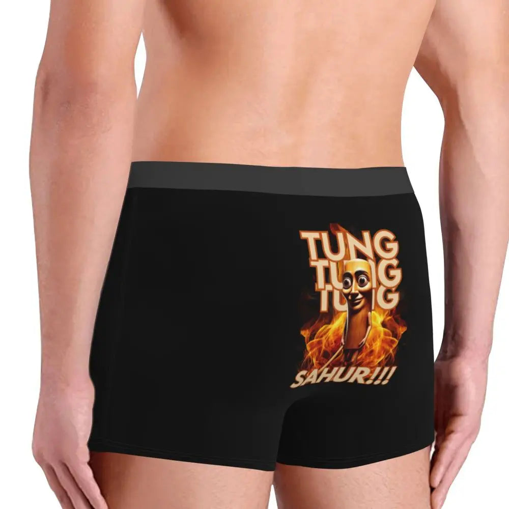 Men's Boxer Shorts Brr Brr Patapim Funny Italian Brainrot