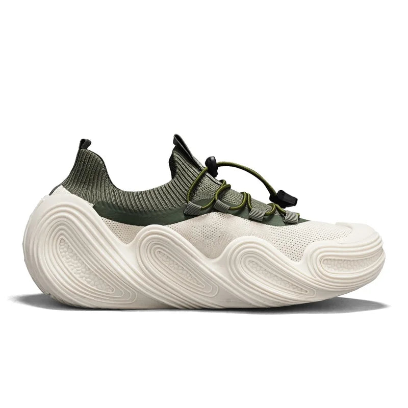 Men's Summer Mesh Casual Shoes with Thick Sole