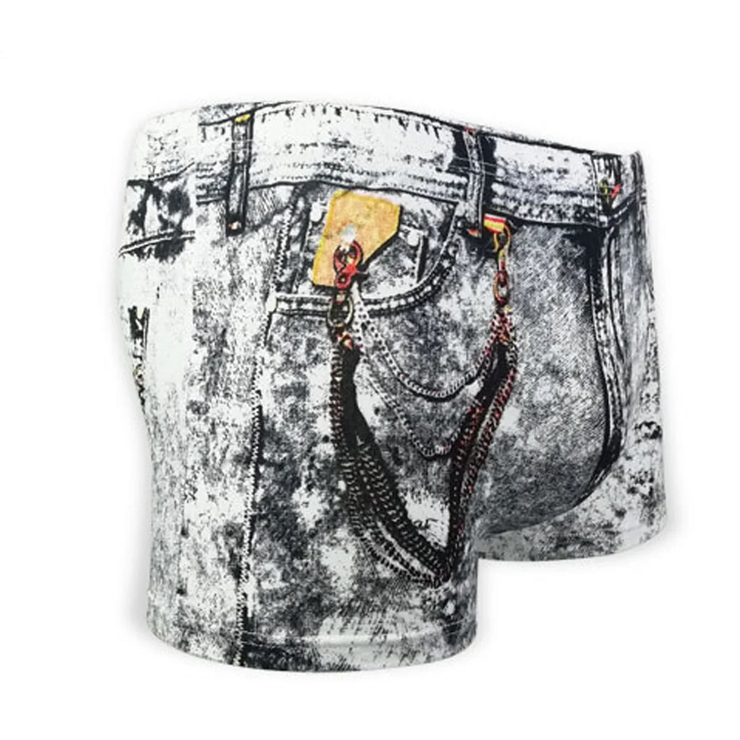 Men's Cotton 3D Print Boxer Shorts
