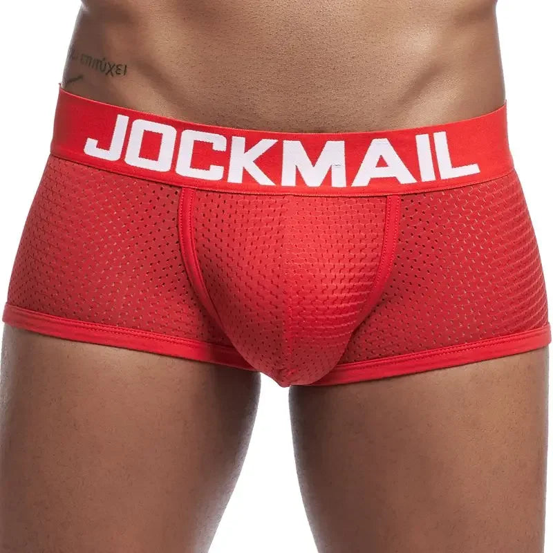JOCKMAIL Men's Cotton Boxer Shorts Breathable