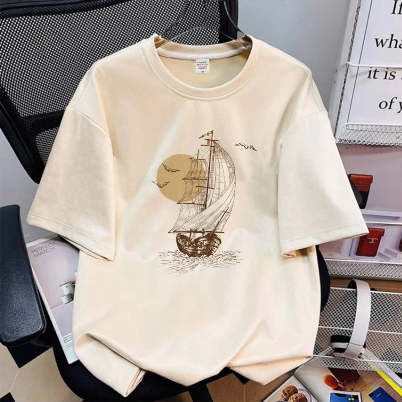Men's Graphic Printed Short Sleeve T-Shirt