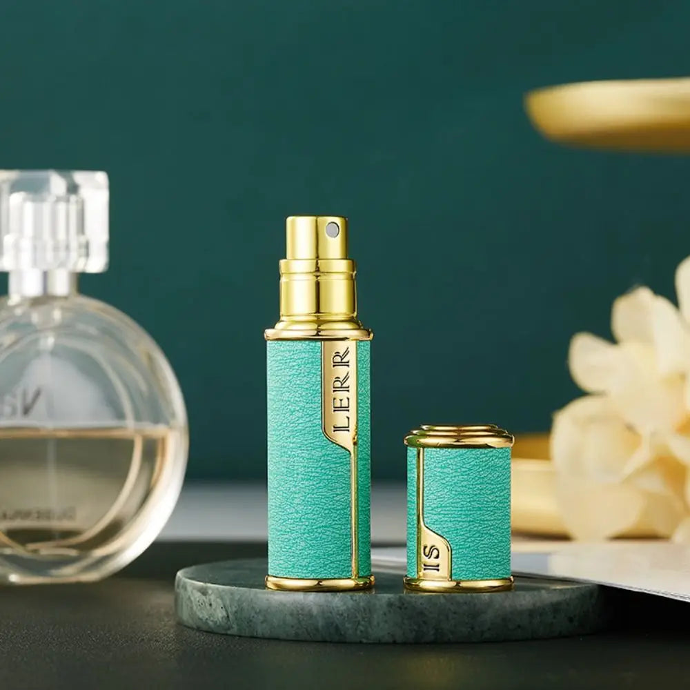 5ML Fine Mist Atomizer Refillable Leather Spray Bottle