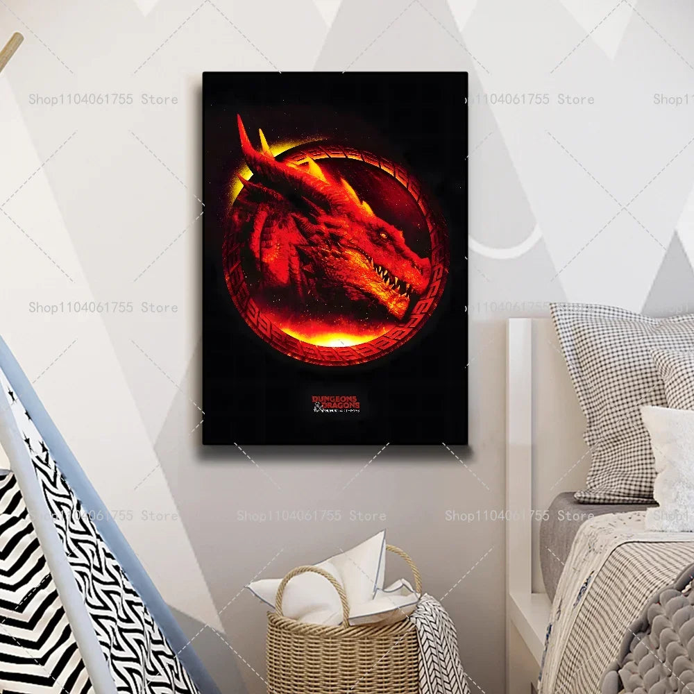 1PC Role playing Games Dungeons & Dragons Poster Self-adhesive Art Waterproof Paper