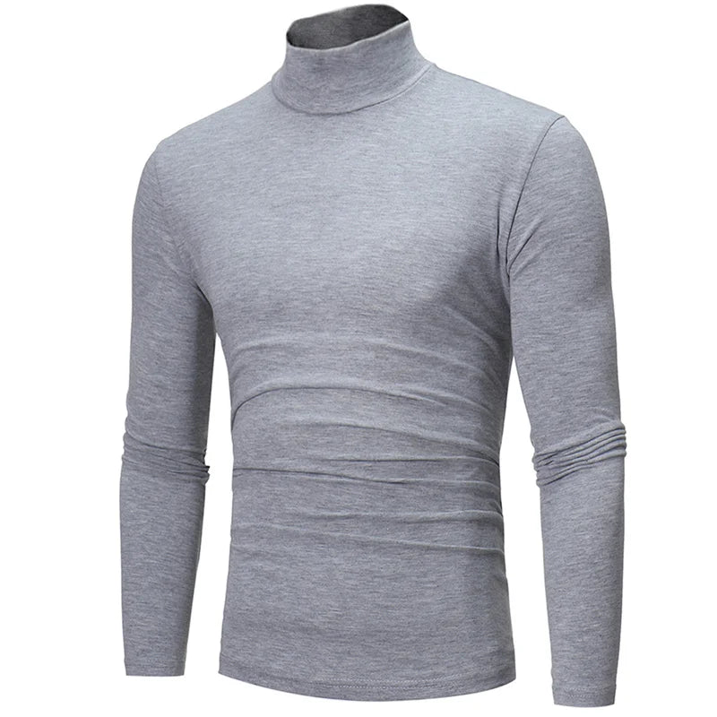 Men's Winter Thermal Shirt High Neck Slim Fit