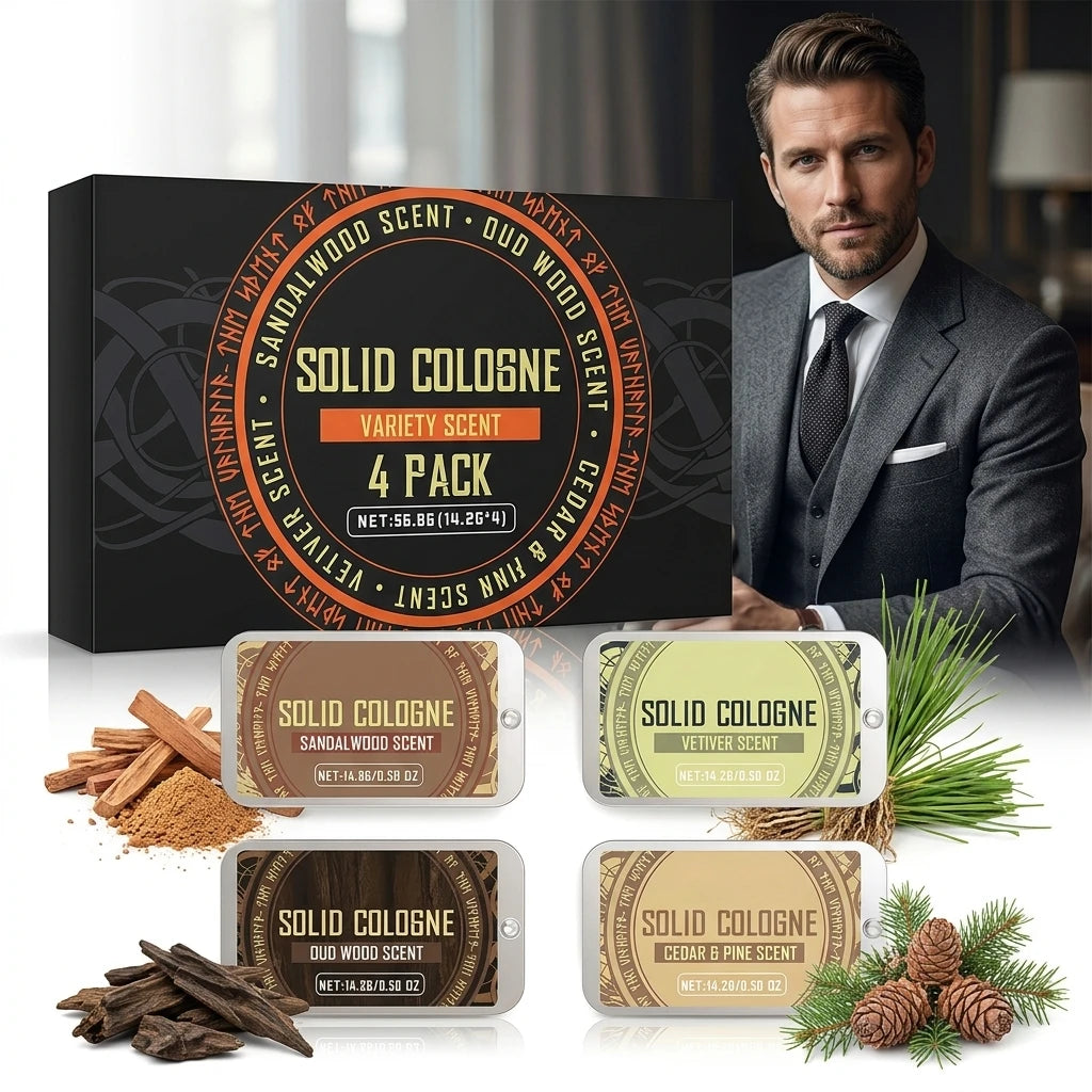 Pheromone Cologne Solid Perfume Balm Set for Men