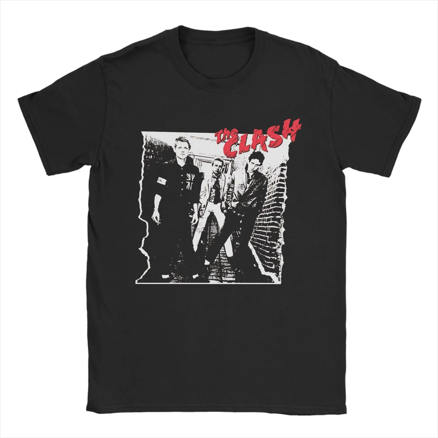Mens Womens The Clash London Calling T Shirt Pure Cotton Print Tee Shirts  Top Clothing