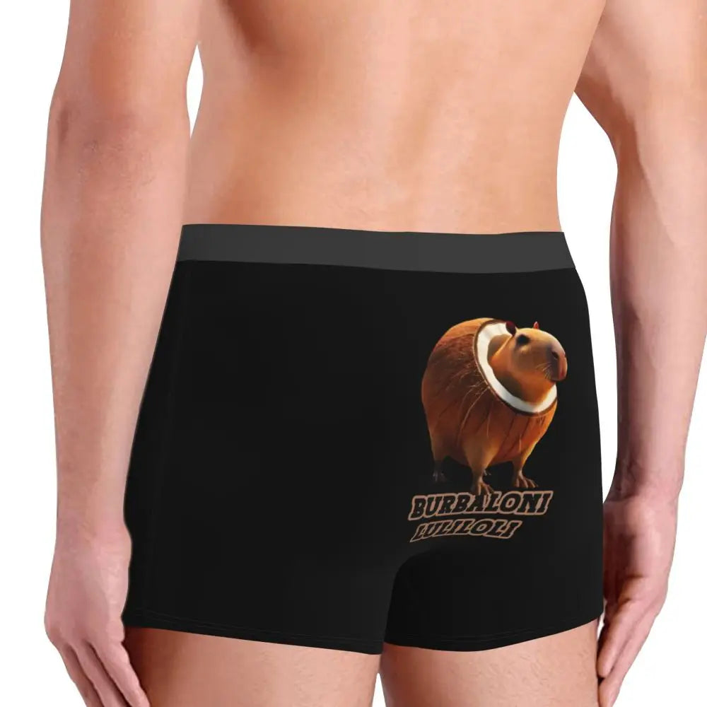 Men's Boxer Shorts Brr Brr Patapim Funny Italian Brainrot