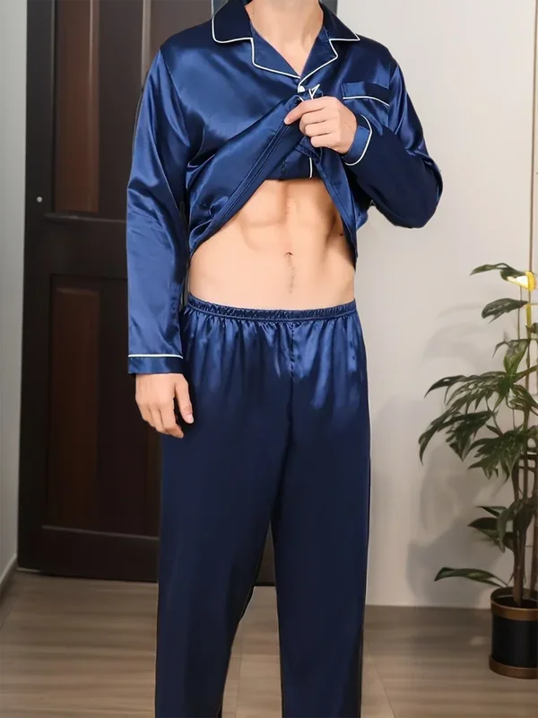 Men's Microfiber Pajama Set for Comfortable Sleep