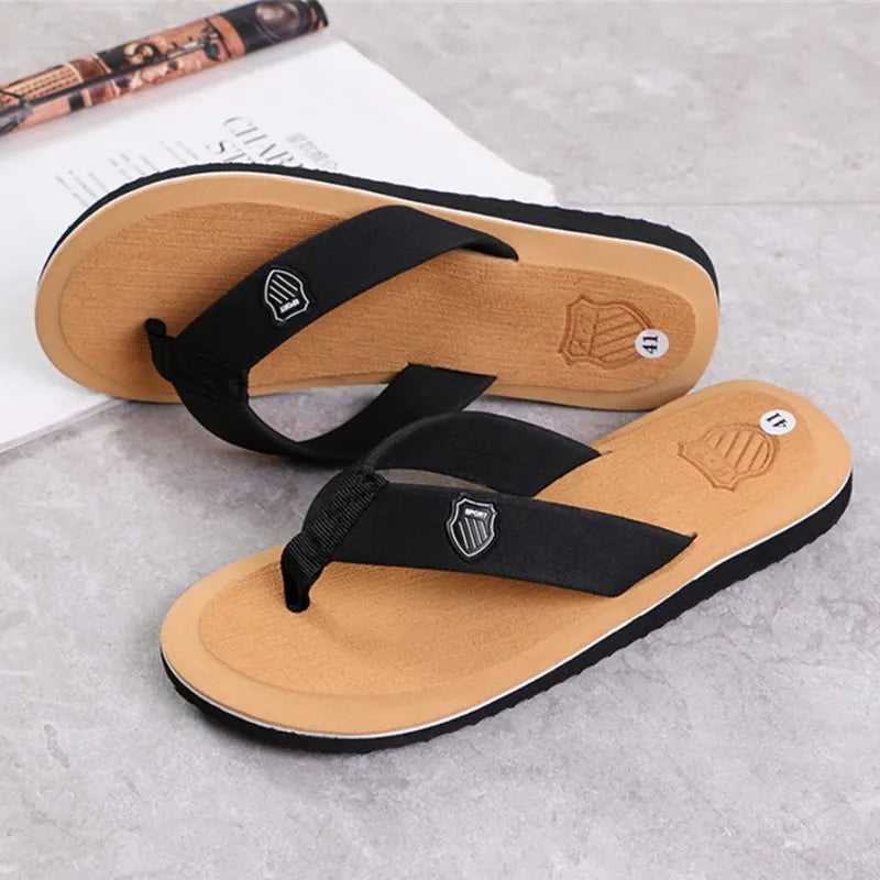 Men's Summer Beach Flip Flops Casual EVA Slippers