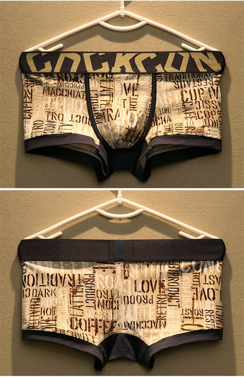 Men's Cotton Boxer Shorts with U Pouch