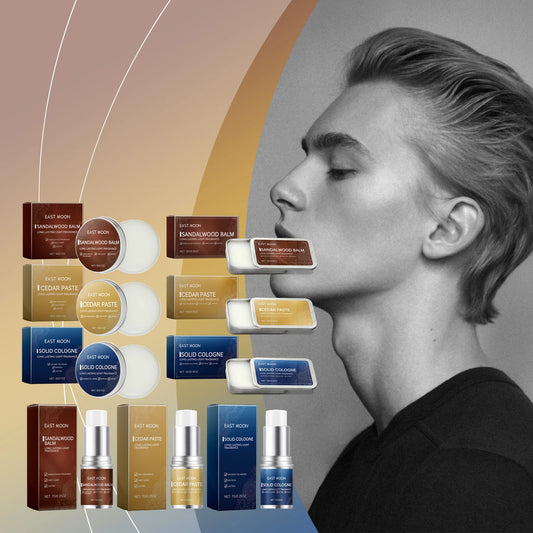 EAST MOON Men Sandalwood Body Fragrance Solid Balm