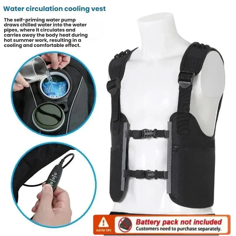 Hi-Vis Water Cooling Vest for Outdoor Activities