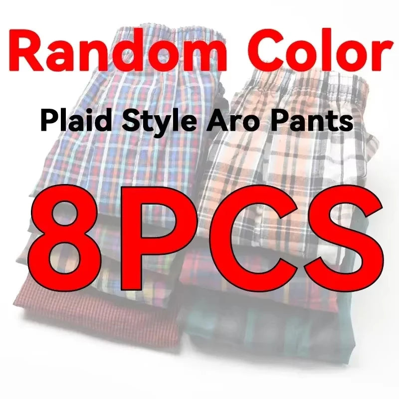 Cotton Classic Checkered Boxer Shorts by FARDLY