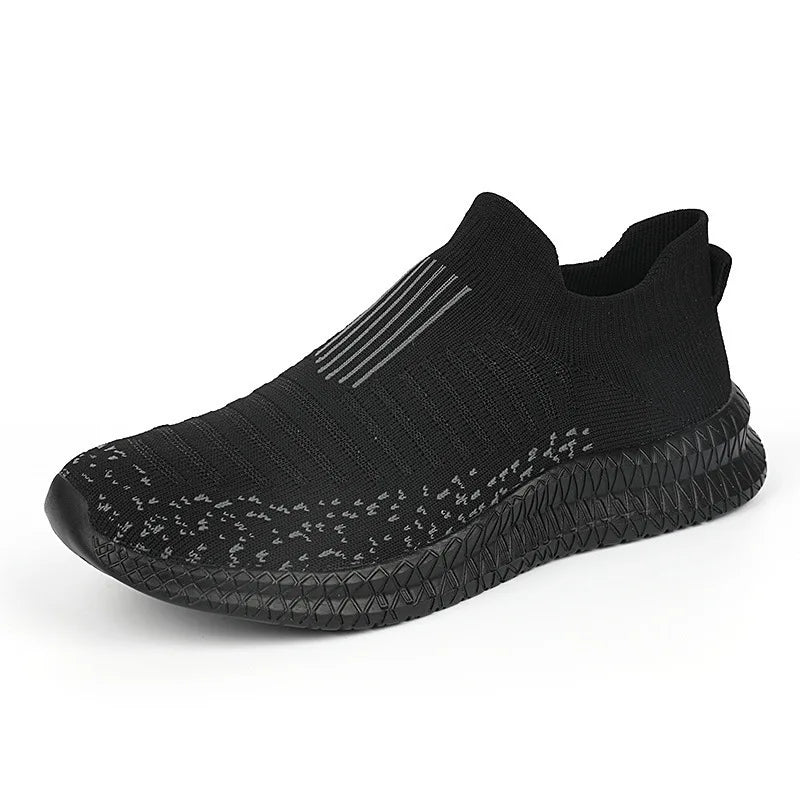 Men Lightweight Breathable Slip-On Sneakers for Casual Walking