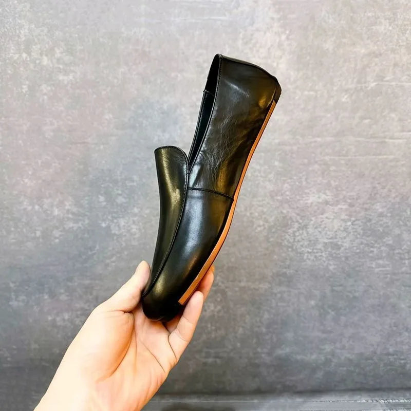 Men's Genuine Leather Casual Loafers for Daily Use