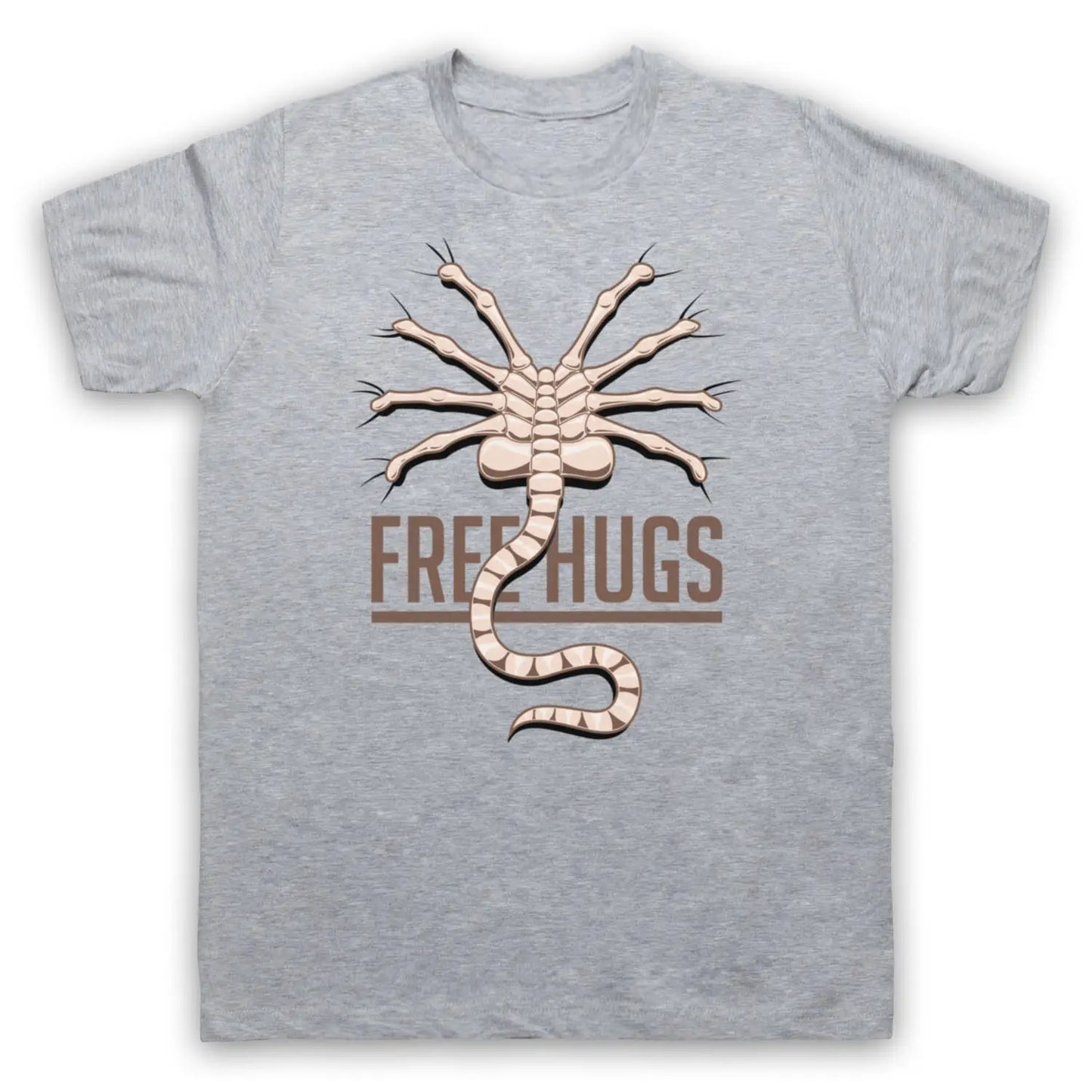 NONE 2026 T-shirts "Alien" Movie 'FREE HUGS' ALIENS FACEHUGGER ALIEN SCI FI