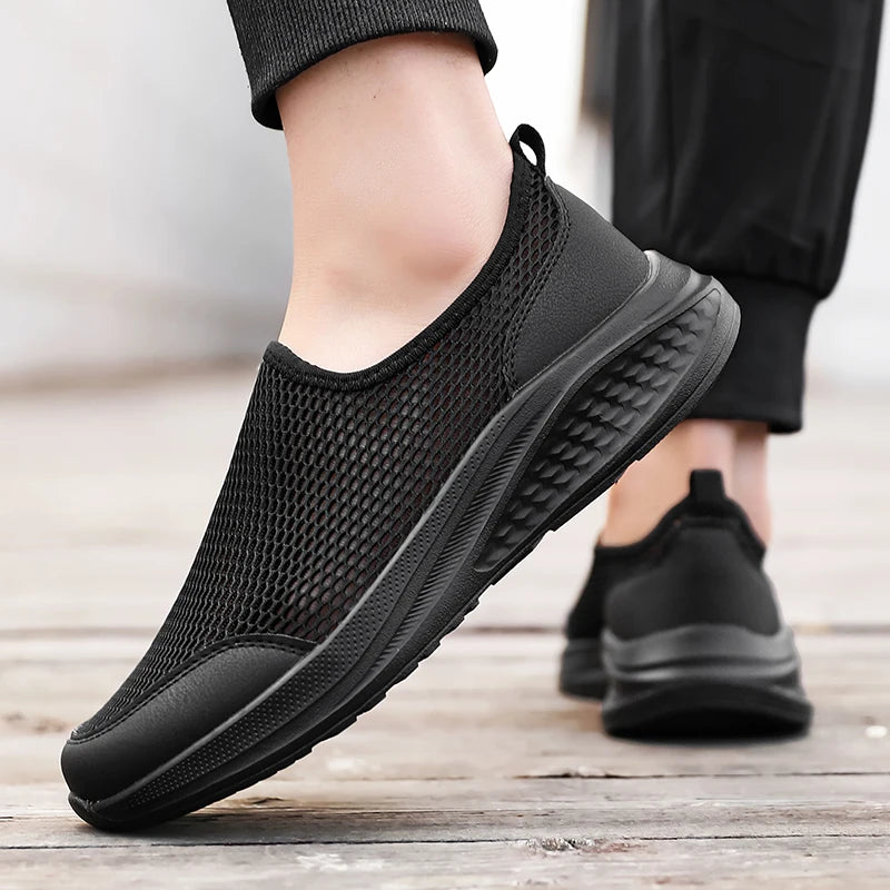 Men's Breathable Mesh Summer Sneakers for Walking