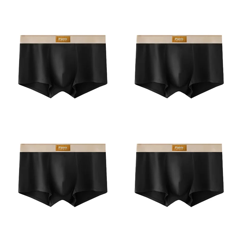 Men's Cotton Boxer Shorts 4 Pack Large Size L-7XL