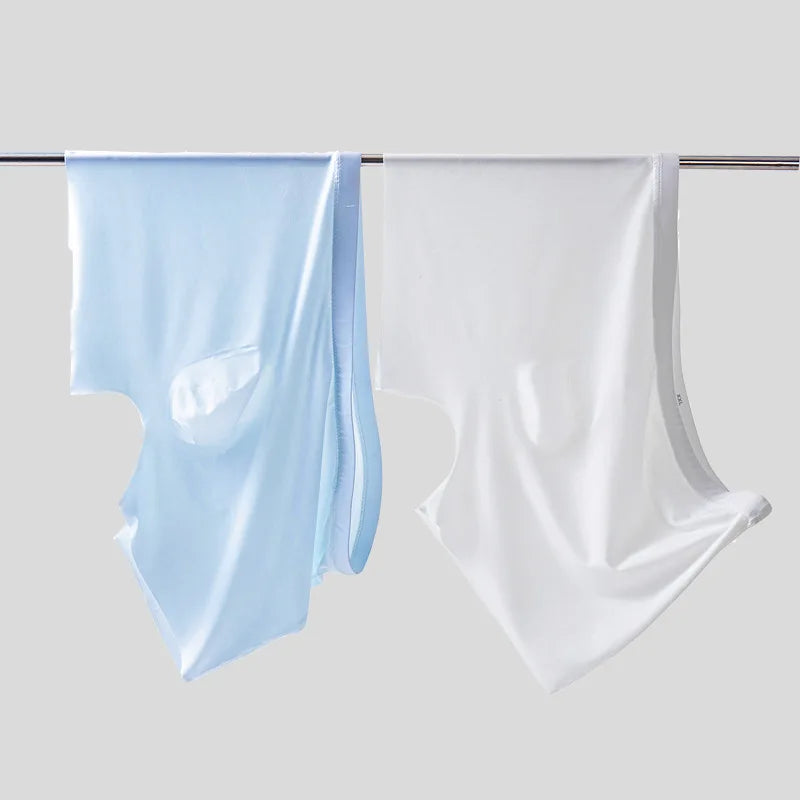 Men's Boxer Shorts Thin Breathable Soft Solid Color