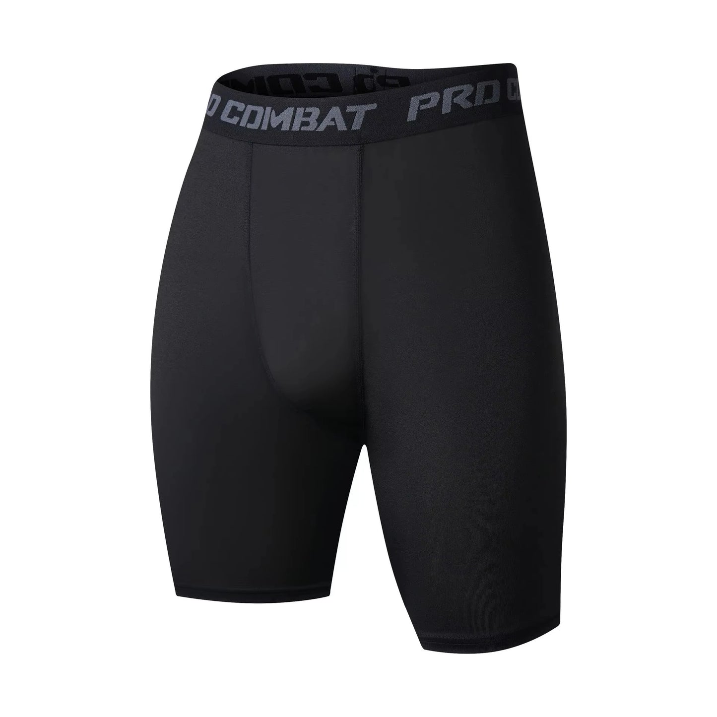 Men's Black Quick-Drying Boxer Shorts for Gym