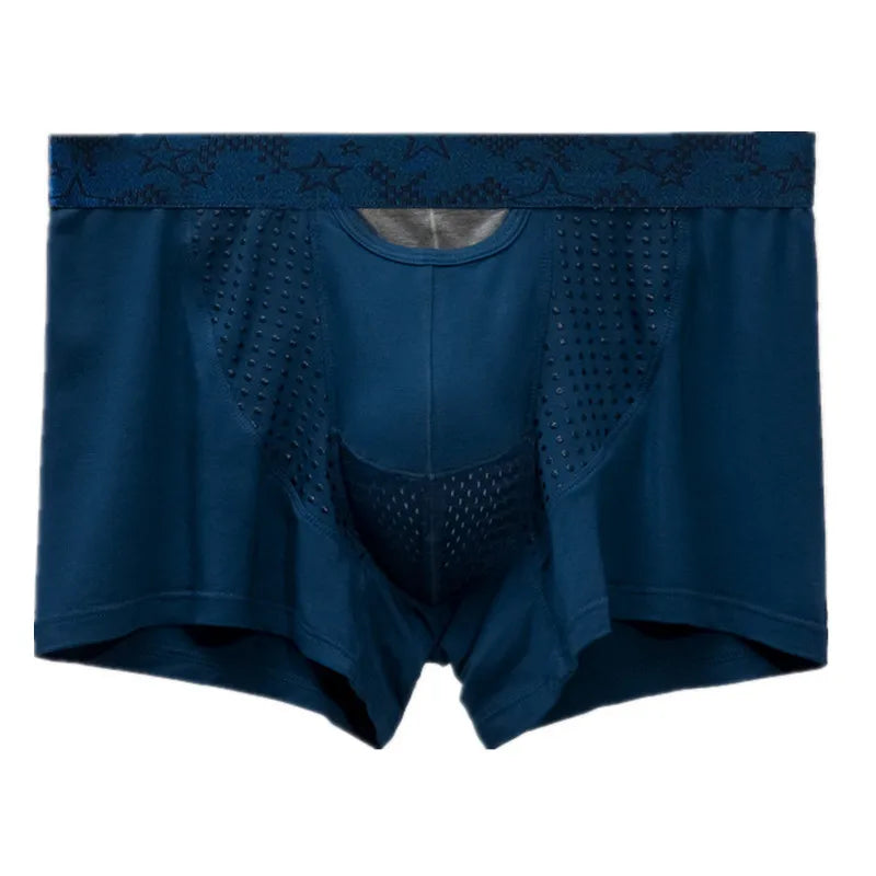 Men's Modal Boxer Shorts in Indigo