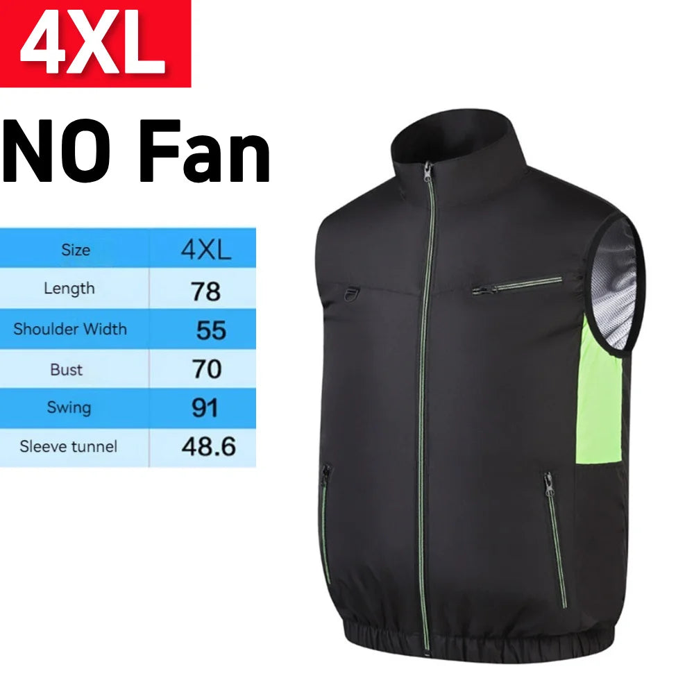 Cooling Vest Breathable Fan Vest Sleeveless Workwear