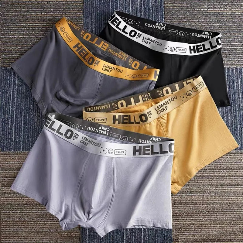 Men's Large Size Breathable Polyester Sports Briefs