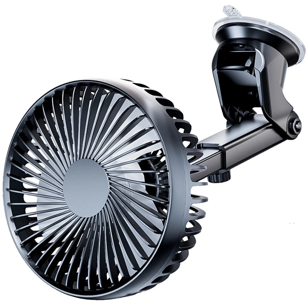 12V Car Cooling Fan Adjustable Electric Air Circulator