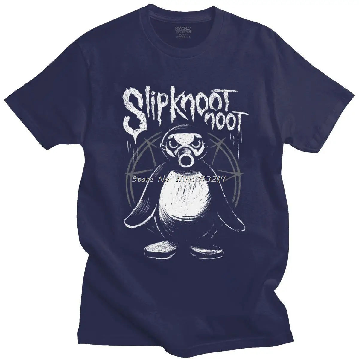 Funny Cotton Pingu T-Shirt for Men