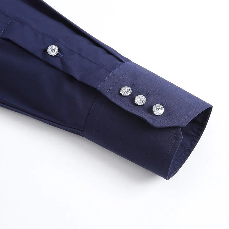Men's Slim Fit Non-Iron Dress Shirt in White