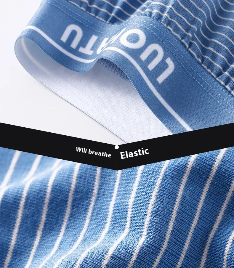 Men's Cotton Boxer Shorts Comfortable Summer Wear